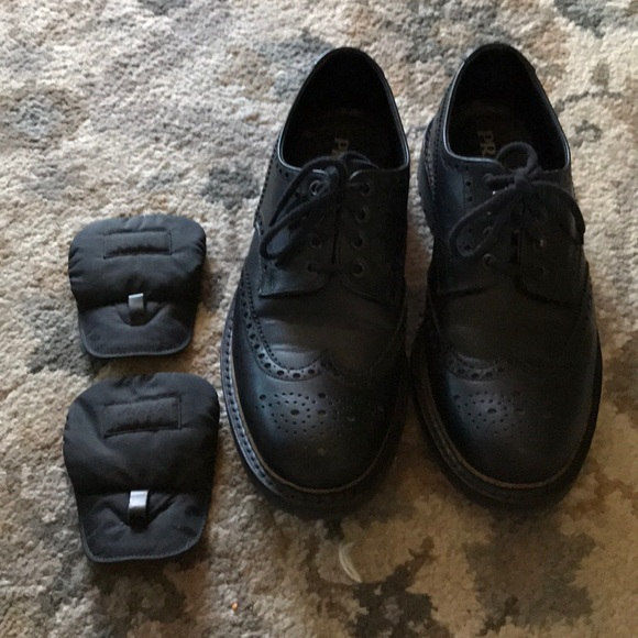 Prada Commando shoe with extra tongue. - Picture 4 of 10